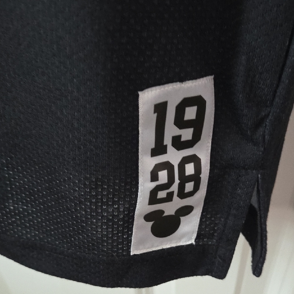 Disney Men's Black and White Mickey Jersey - Picture 3 of 6